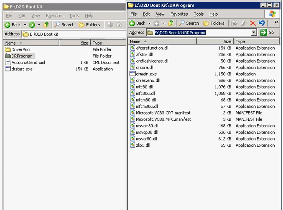 Boot Kit Creation Output
