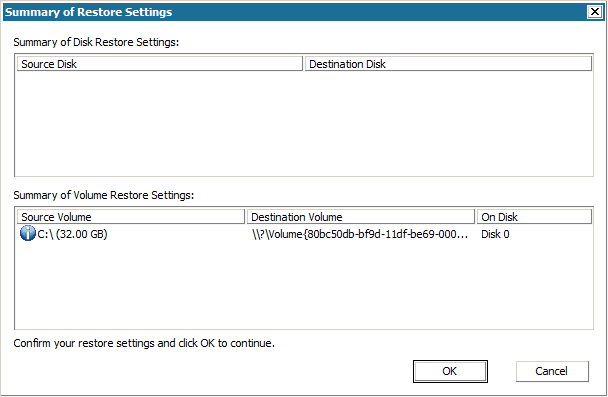 cad2d--BMR - summary of restore settings dialog-W